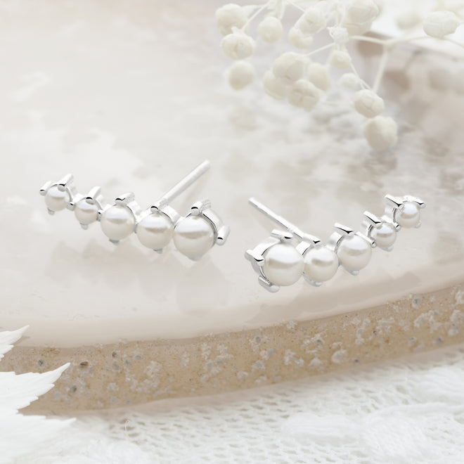 Cosmic Pearl Earrings