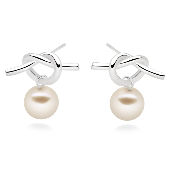 Pearl Knot Earrings