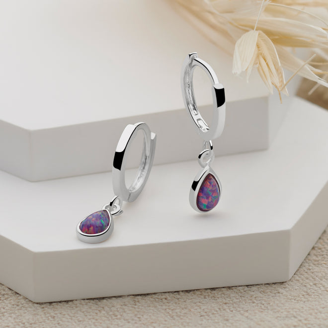 Hazy Charm Hoops