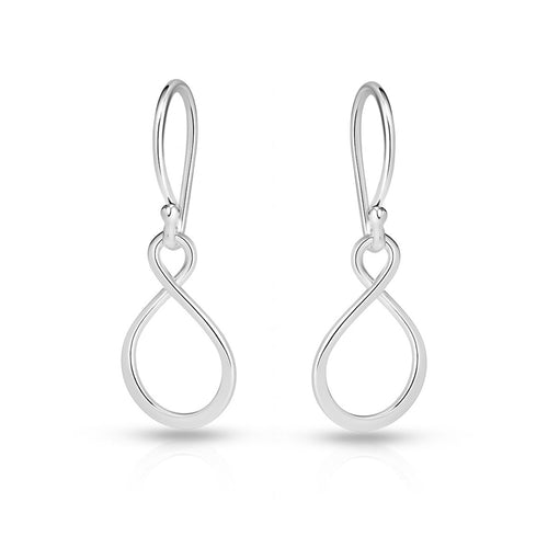 Silver Twist Earrings
