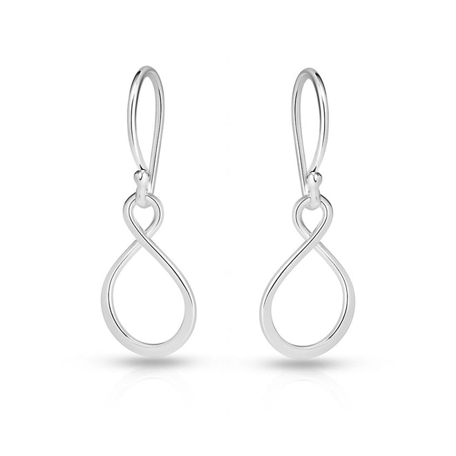 Silver Twist Earrings