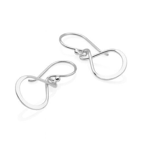Silver Twist Earrings