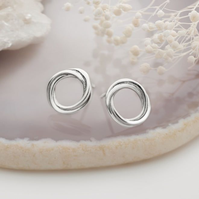Nest Hoop Earrings