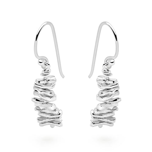 Silver Driftwood Earrings