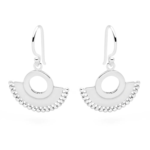 Mayan Fan Earrings