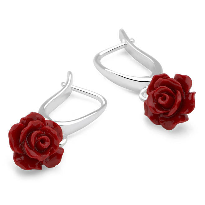 Rosie Earrings (Cherry)