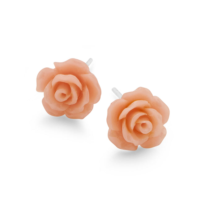 Rosie Studs (Peach)