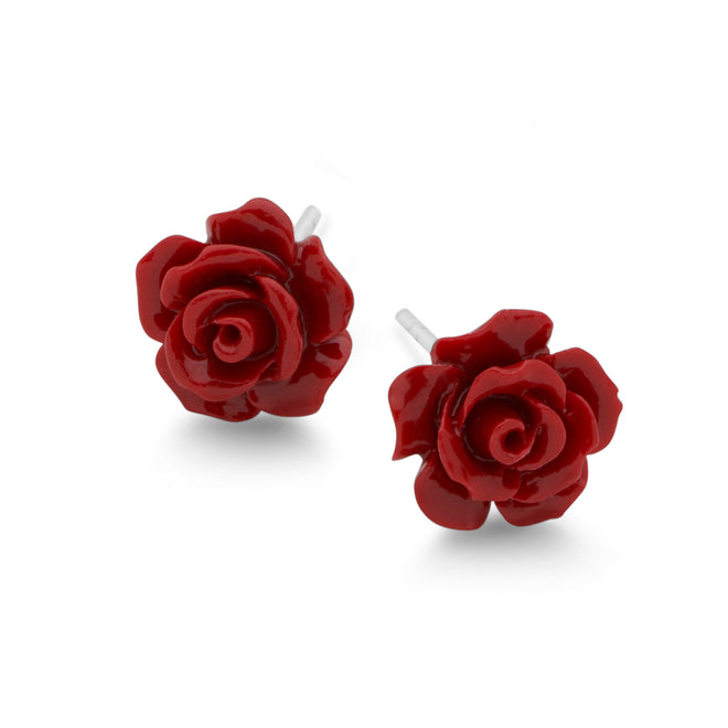 Rosie Studs (Cherry)