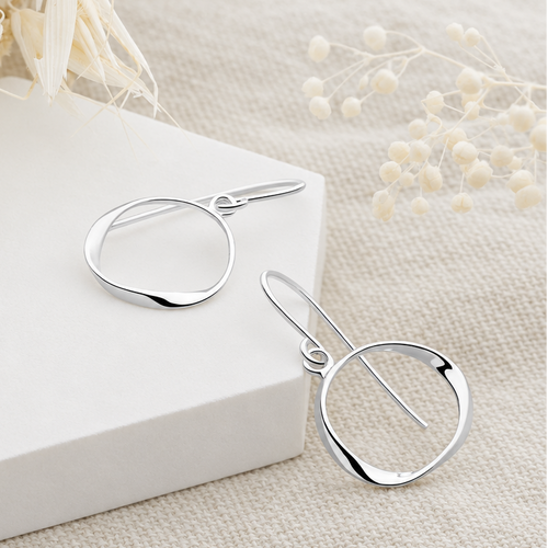Ribbon Halo Earrings
