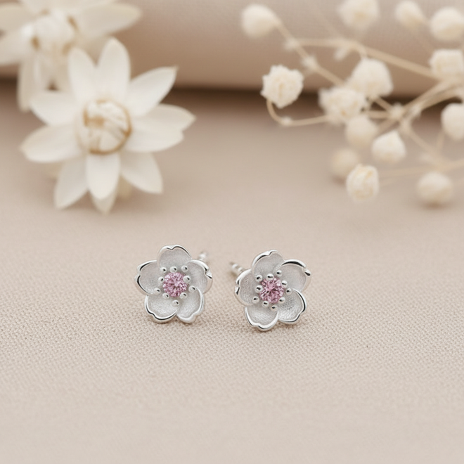 Cosmos Blossom Studs