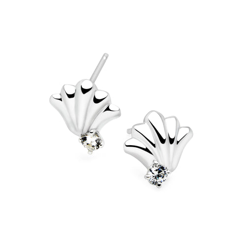 Shimmering Seashell Earrings