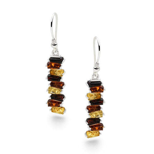 Amber Cascade Earrings