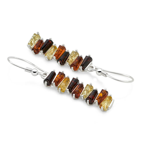 Amber Cascade Earrings