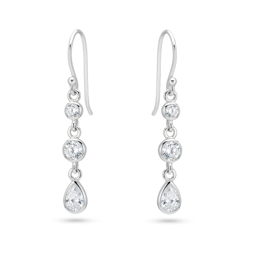 Crystal Cascade Earrings