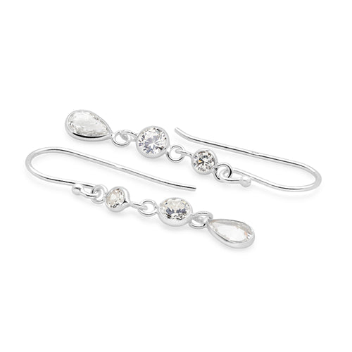 Crystal Cascade Earrings