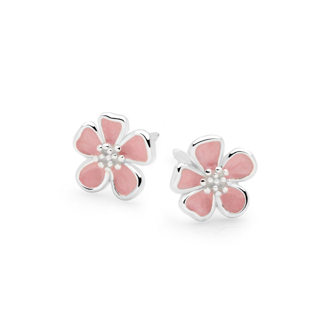 Pink Blossom Studs