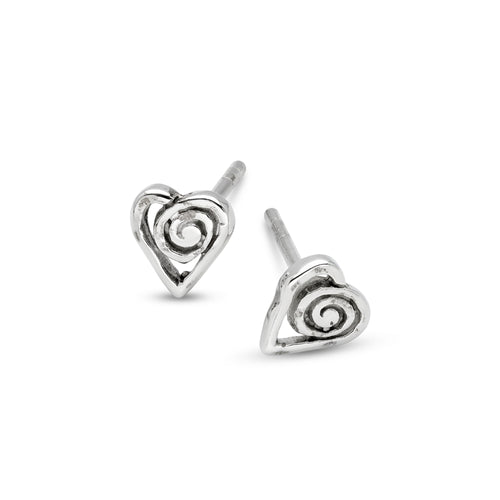 Balance Heart Studs