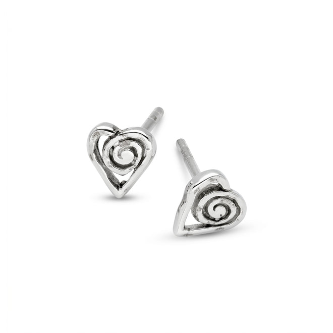 Balance Heart Studs