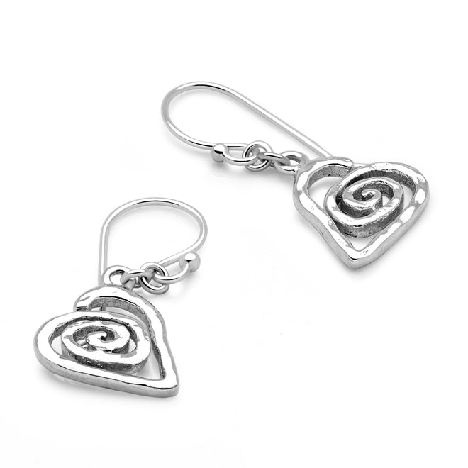 Flowing Heart Earrings