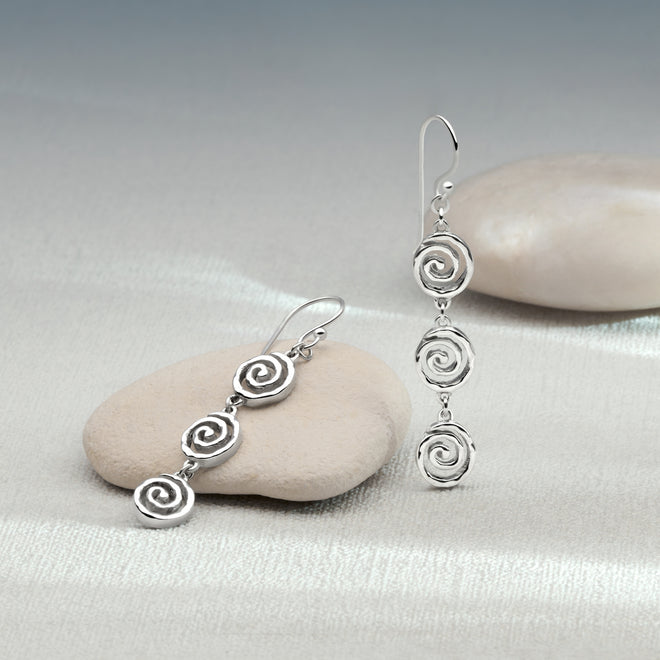 Spiral Rhythm Earrings