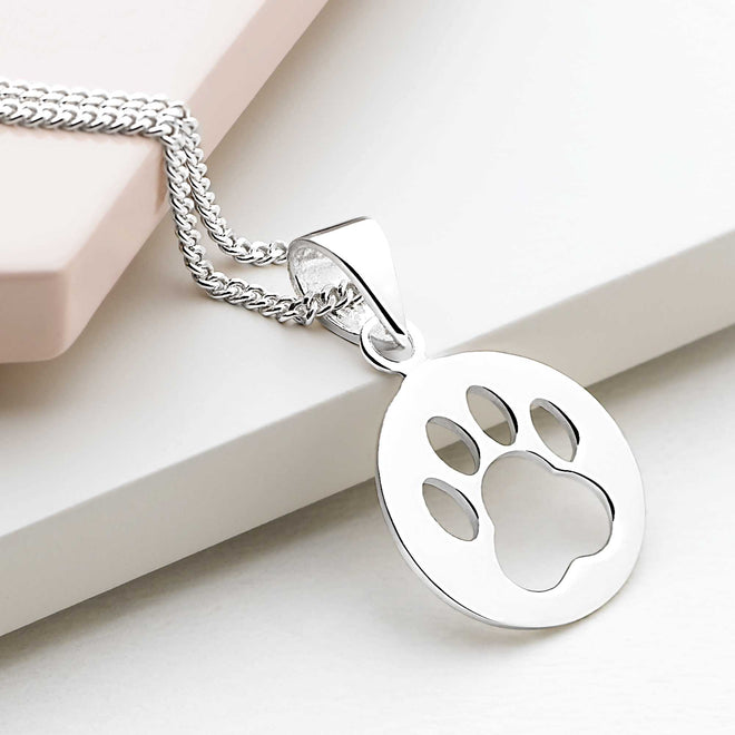 Paw Print Pendant