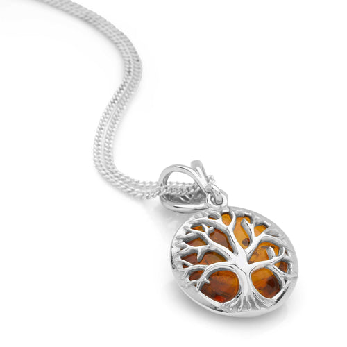Amber Tree of Life Pendant