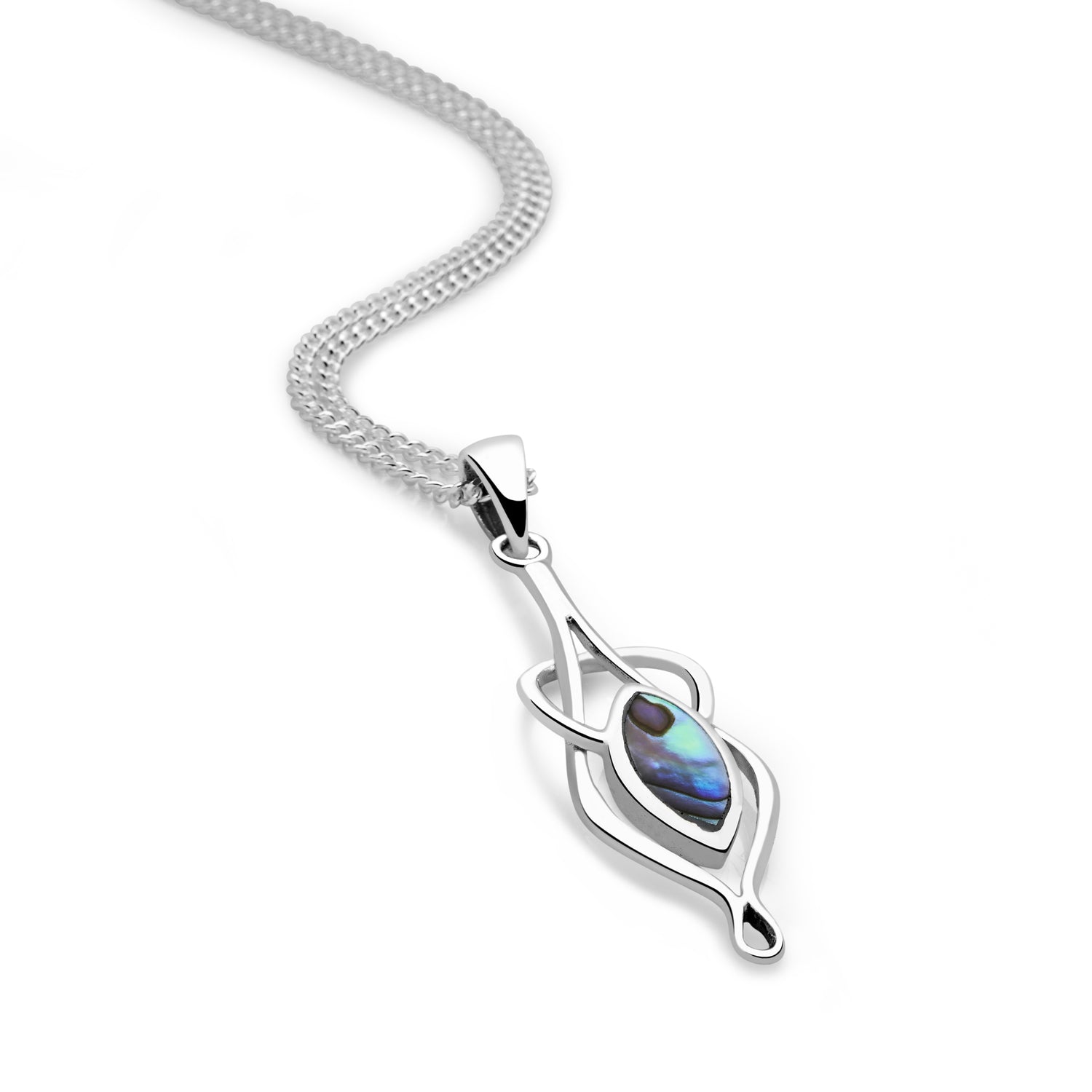 Abalone Abyss Pendant Silver Pendants P2829 Silver by Mail