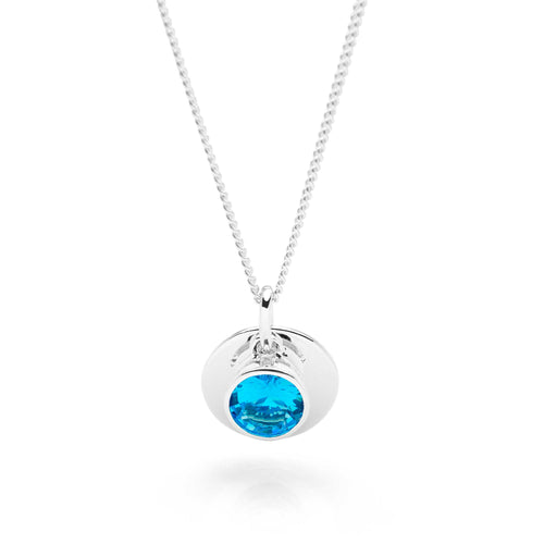 Personalised December Pendant Necklace
