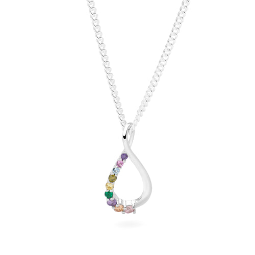 Infinity Rainbow Pendant