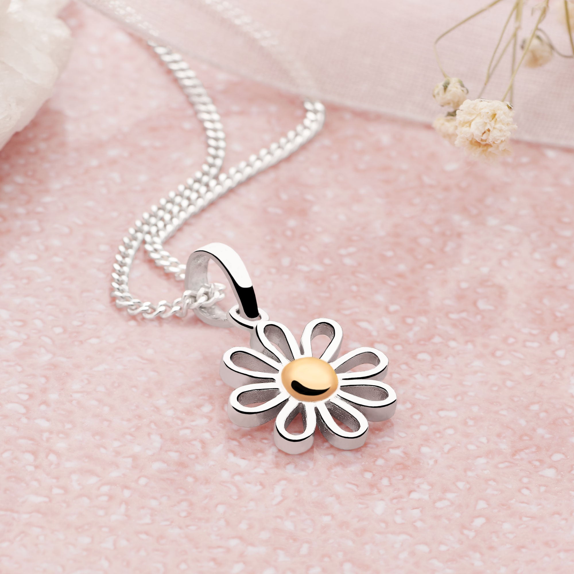 Dear Daisy Pendant (Gold) | Silver Pendants | P2984 – Silver