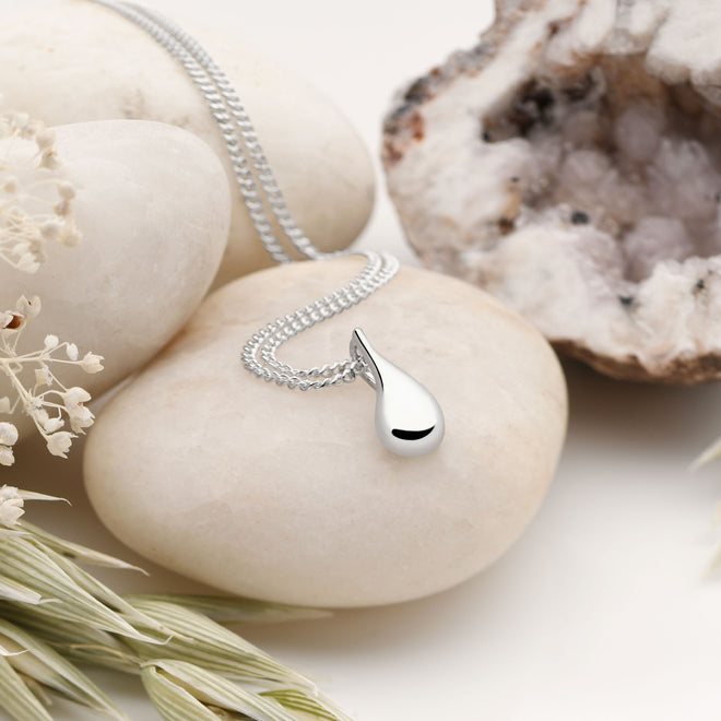 Silver Droplet Pendant