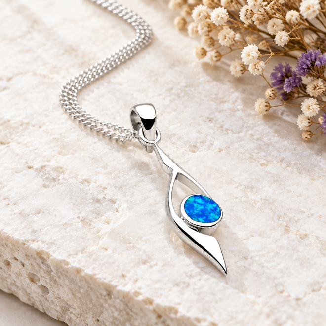 Eye of Opal Pendant