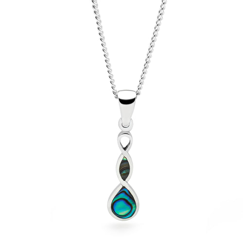 Abalone Infinity Pendant