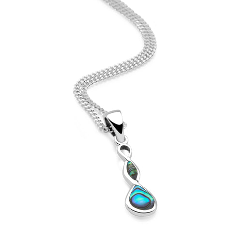 Abalone Infinity Pendant