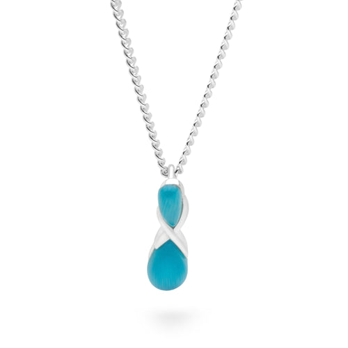 Cat's Eye Hourglass Pendant