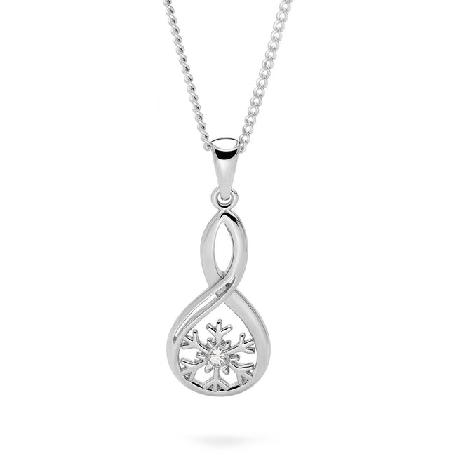 Infinity Snowflake Pendant