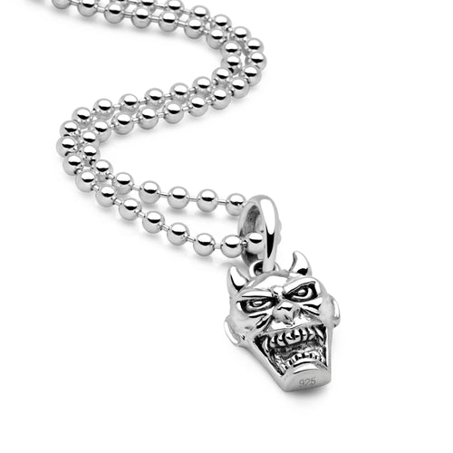 Devil Pendant 65cm Ball Chain