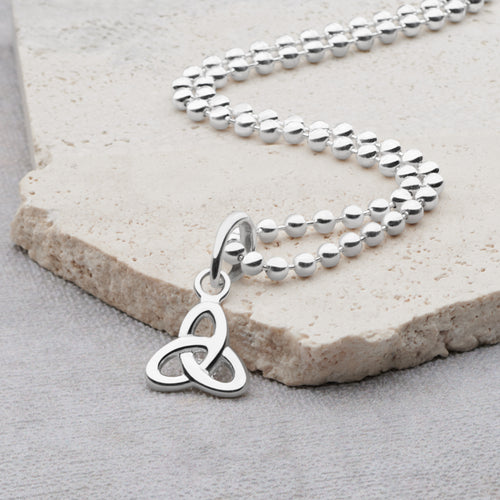 Trinity Knot Pendant 65cm Ball Chain