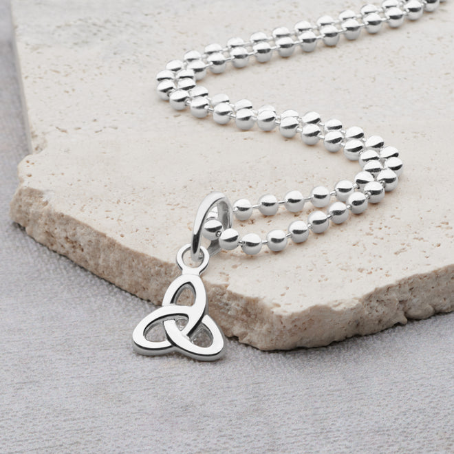 Trinity Knot Pendant 65cm Ball Chain
