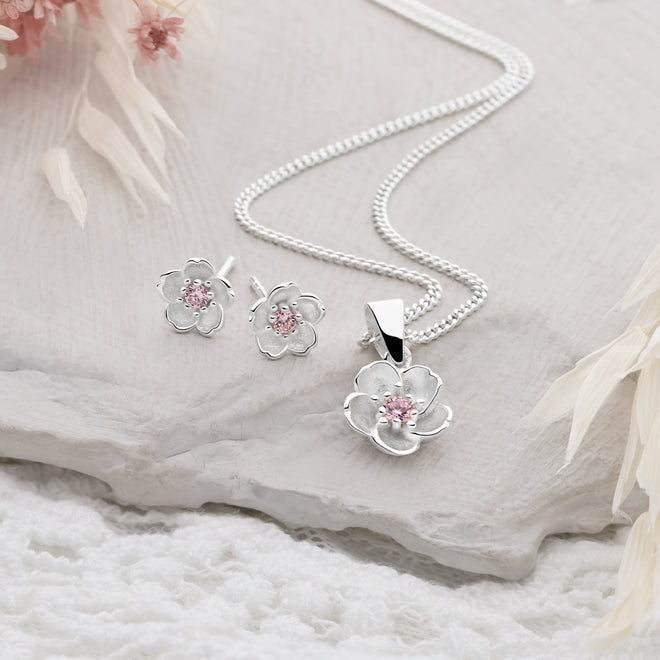 Cosmos Blossom Pendant