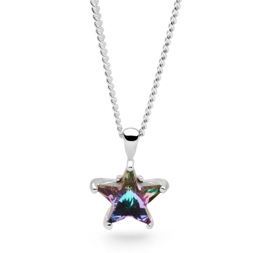 Pink/Blue Star Pendant