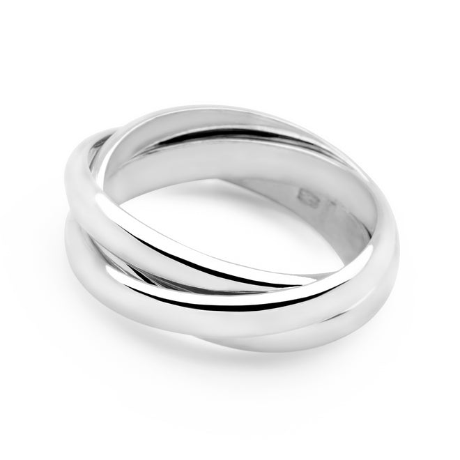 Silver Russian Wedding Ring