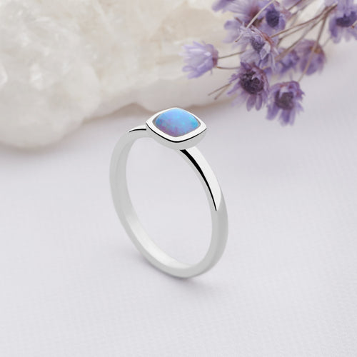 Blue Opalite Stack Ring