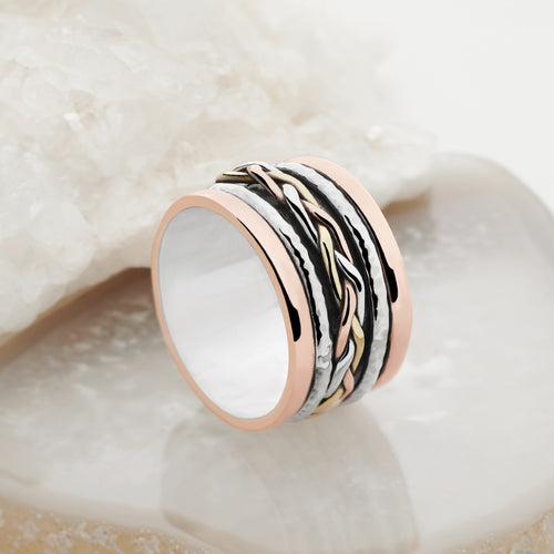 Woven Spin Ring