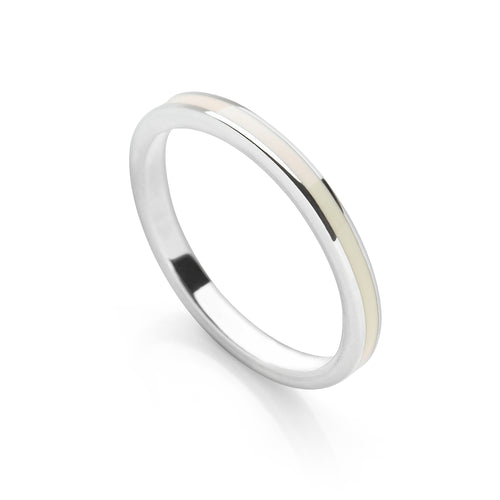 Cream Stack Ring