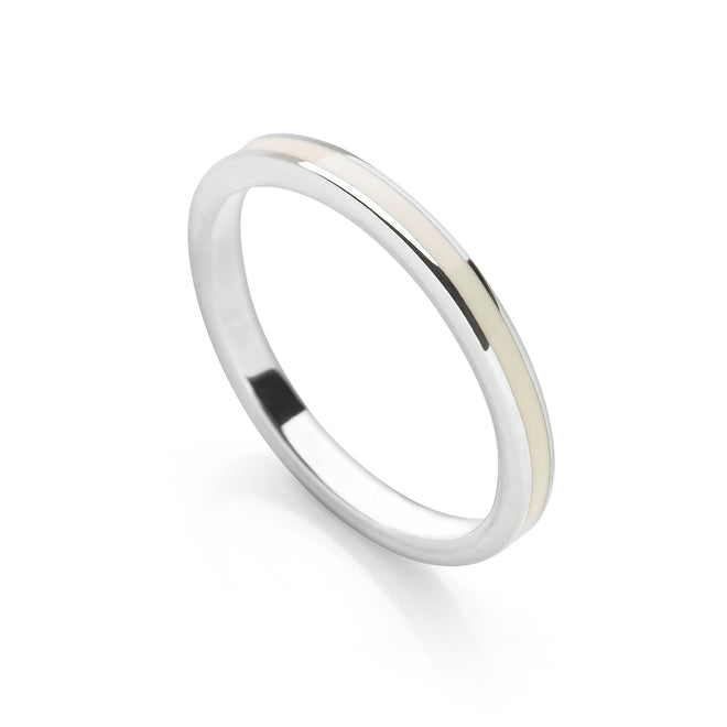 Cream Stack Ring