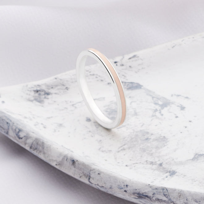 Ice Pink Stack Ring