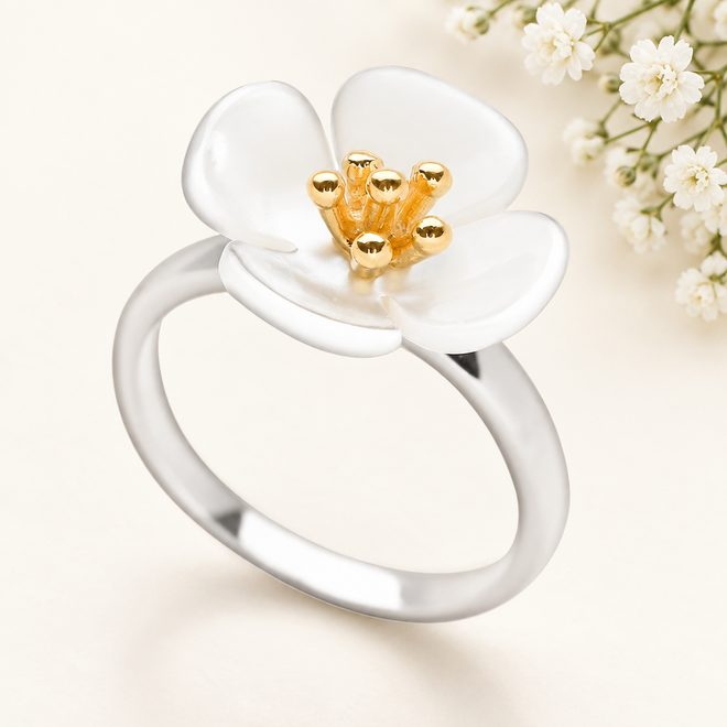 Sweet Petunia Ring