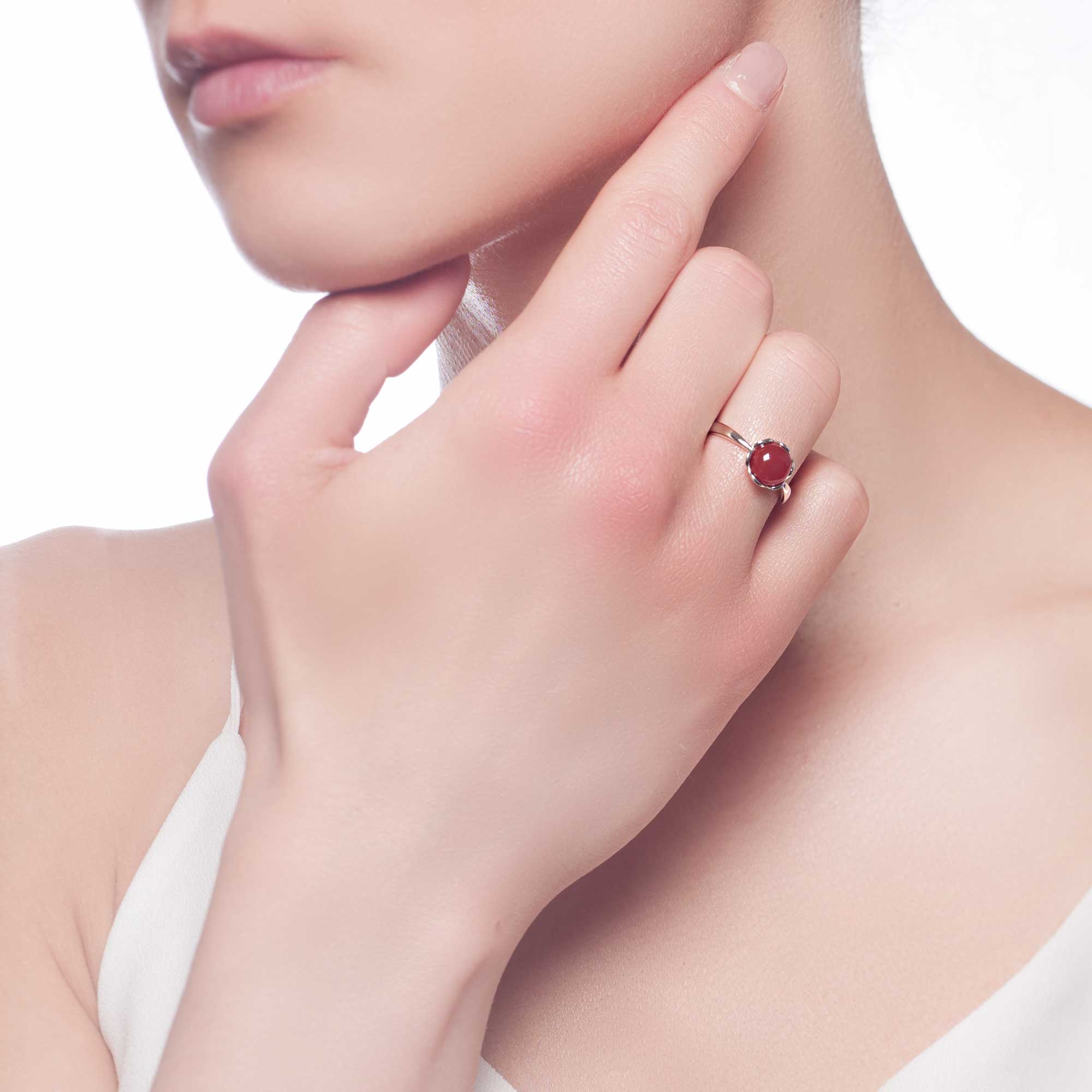 Scarlett Ring Gift Finder R1876 Silver by Mail