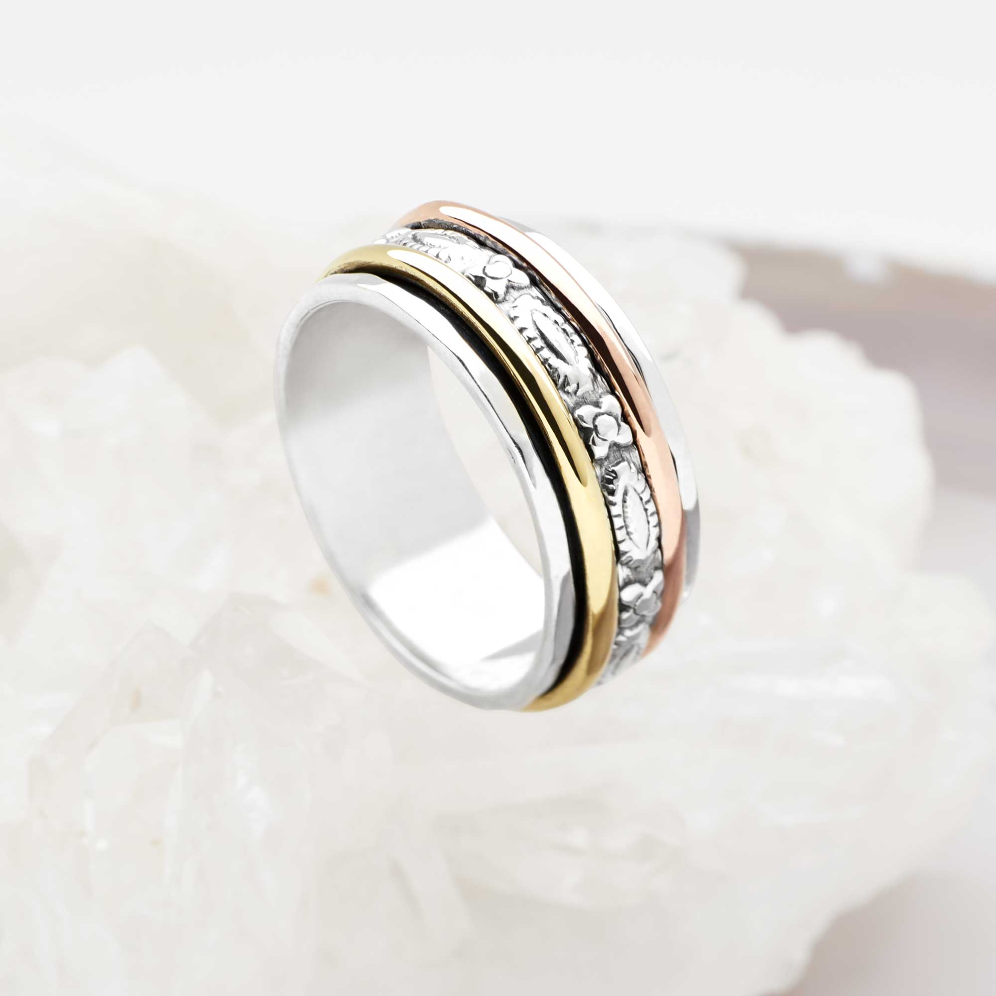 【新品】pointless jouney fine ring silver s Woodland Spin Ring | Silver Rings | R1906 – Silver by Mail